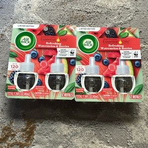NWT Air Wick Scented Oil Refills Watermelon